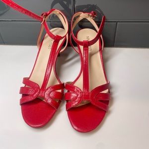 Red Nine West heels
